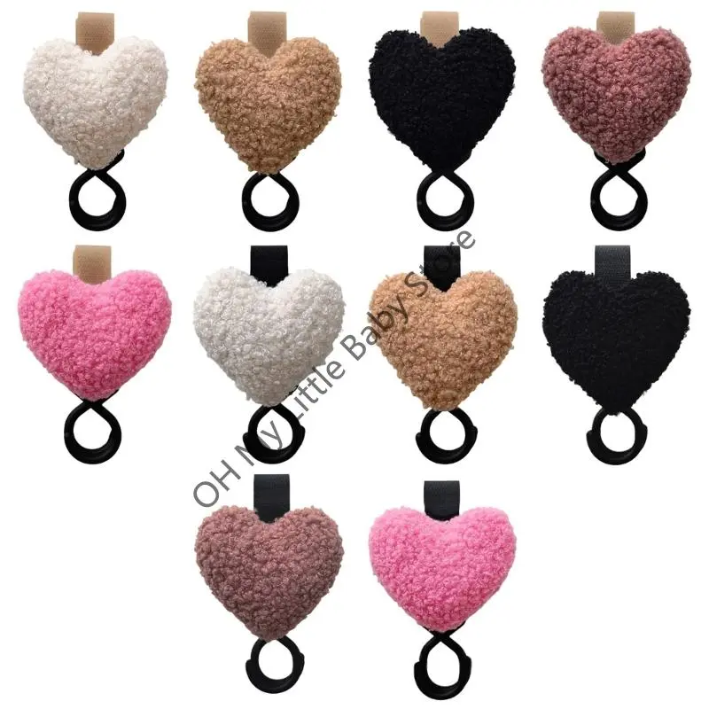 Baby Stroller Hook Sweet Heart Shape Children Cart Umbrella Hanging Bag Storage Loop Hook Infant Supplies Storage Accessories