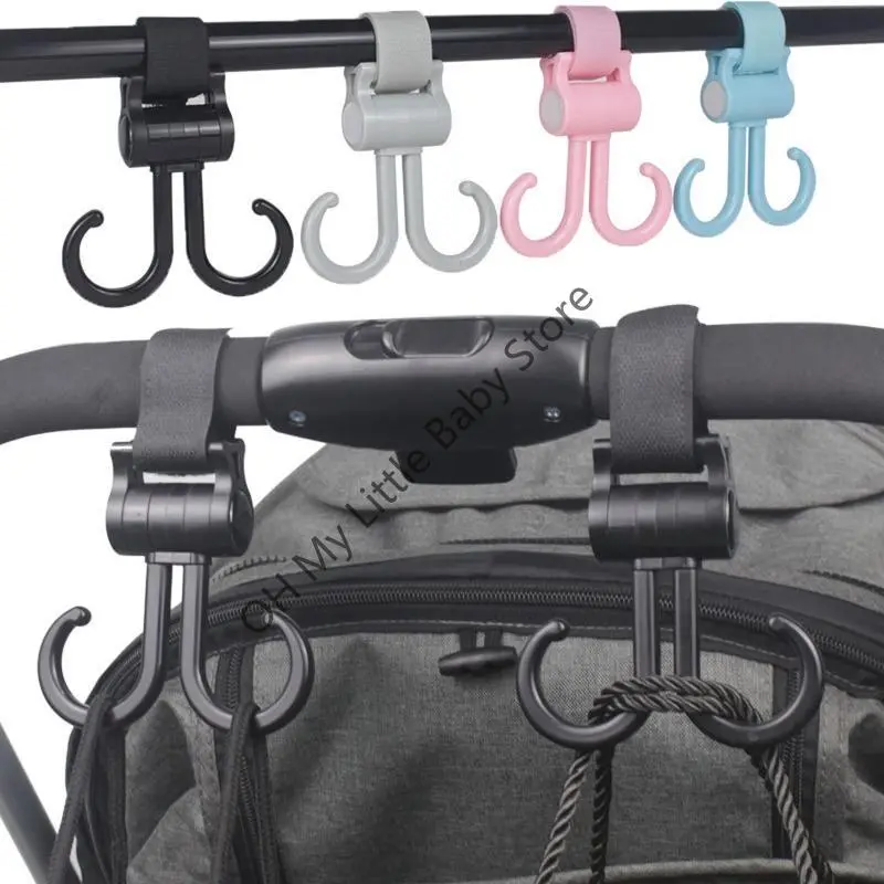 M76C Baby Stroller Hooks Multipurpose Mommy Hook Car Hooks for Back Durable