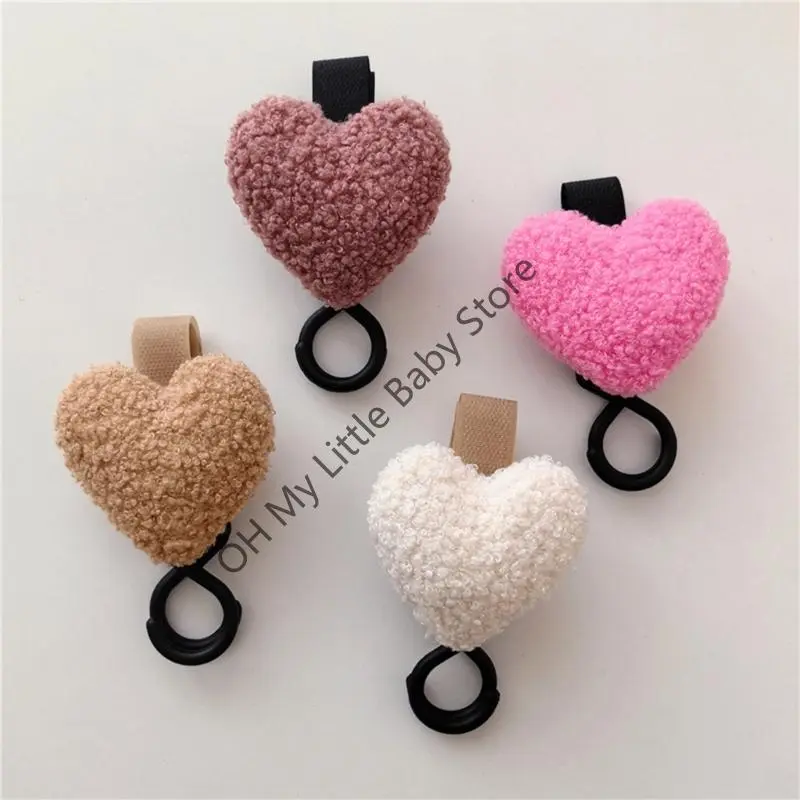 Baby Stroller Hook Sweet Heart Shape Children Cart Umbrella Hanging Bag Storage Loop Hook Infant Supplies Storage Accessories