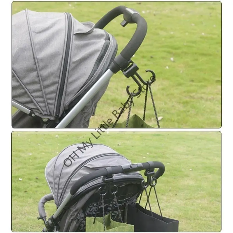 M76C Baby Stroller Hooks Multipurpose Mommy Hook Car Hooks for Back Durable