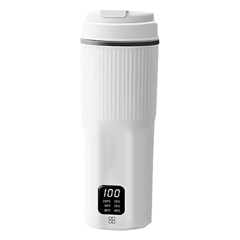 HGHO 316 Stainless Steel Portable Travel Kettle Small Mini Kettle Water Heater With 6 Temp Control EU PLUG