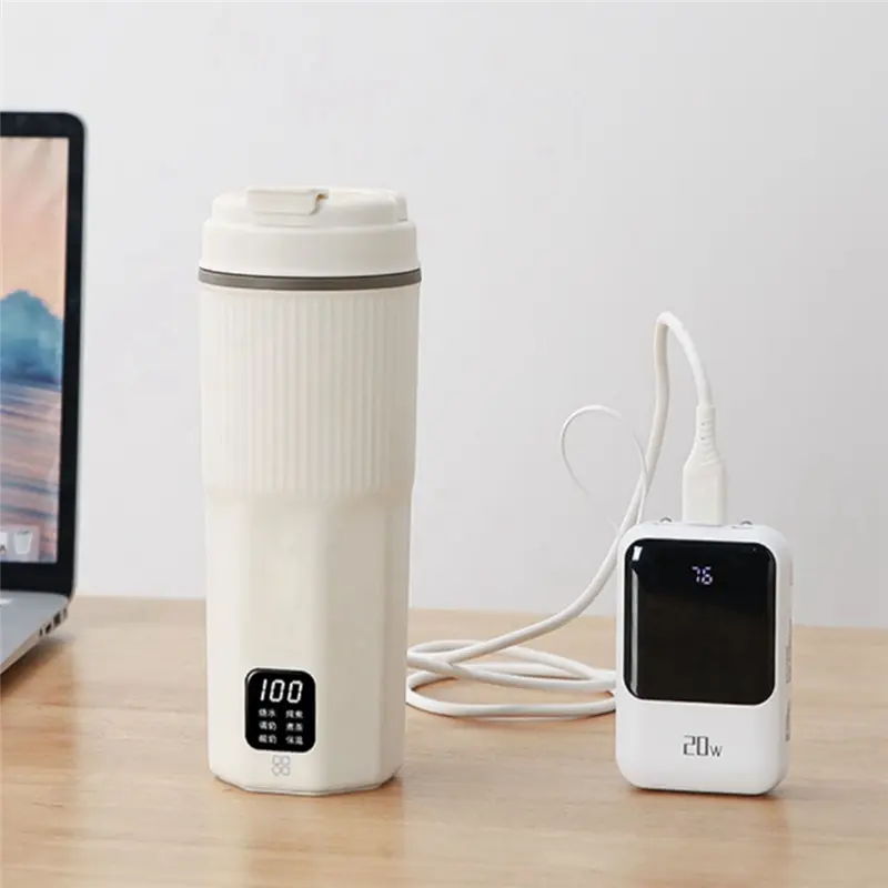 HGHO 316 Stainless Steel Portable Travel Kettle Small Mini Kettle Water Heater With 6 Temp Control EU PLUG