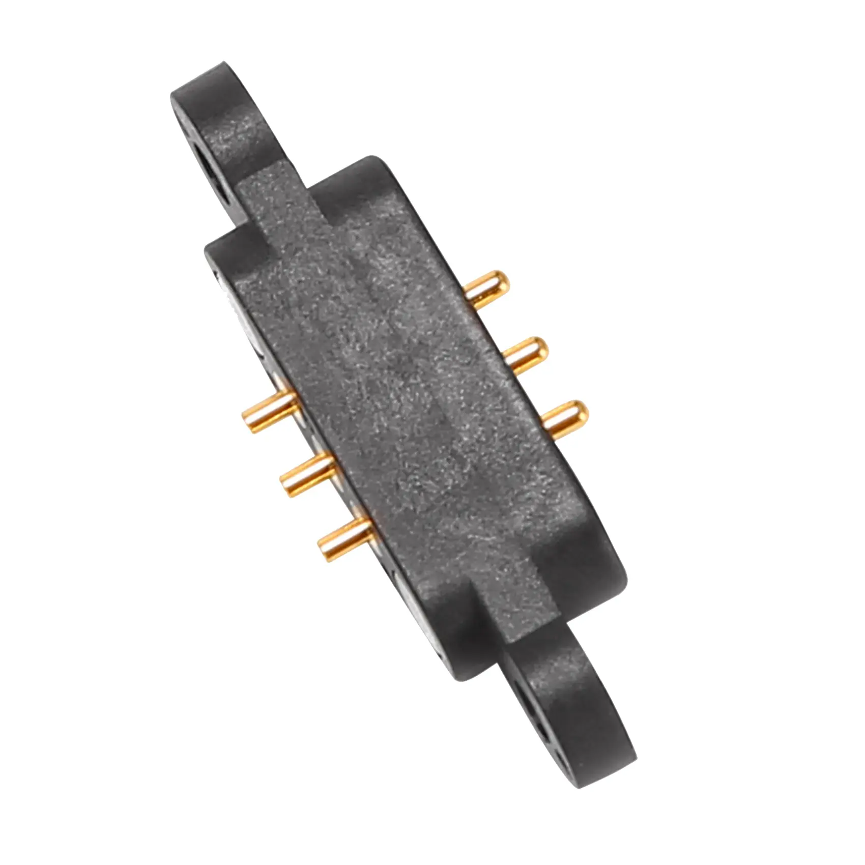 HGHO 10 Pairs Spring Loaded Magnetic Pogo Pin Connector 3 Positions Magnets Pitch 2.3MM Through Holes Male Female Probe
