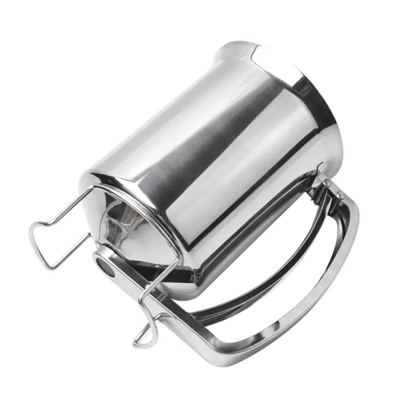 HGHO Handheld Stainless Steel Batter Dispenser Cake Cupcake Dough Dispensers Kitchen Tool Baking Flour Paste Funnel