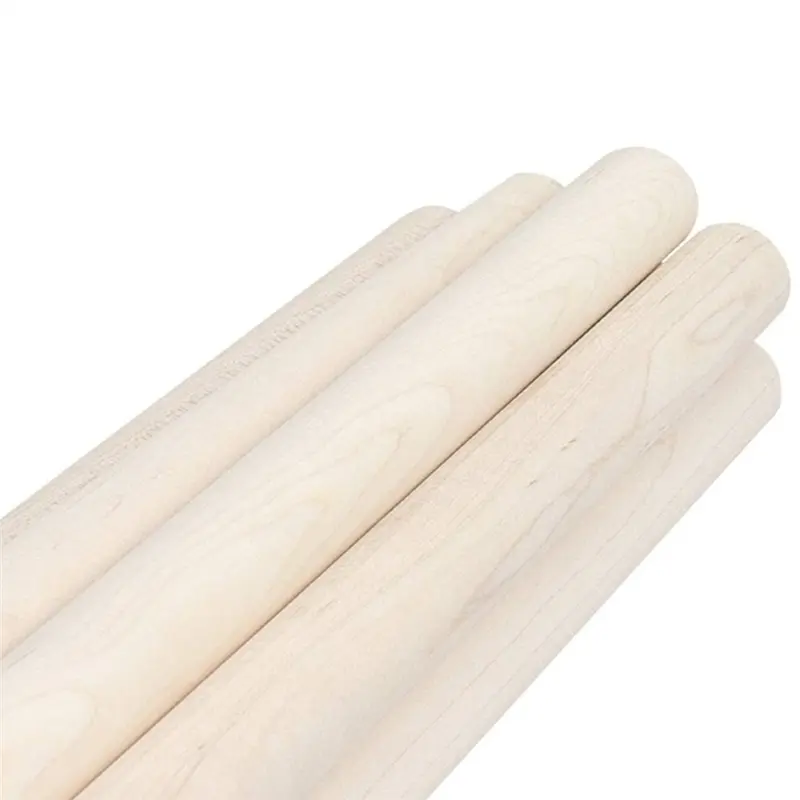 HGHO 50Pcs Wooden Dowel Rods Unfinished Wood Dowels, Solid Hardwood Sticks For Crafting, Macrame, DIY & More, Sanded Smooth