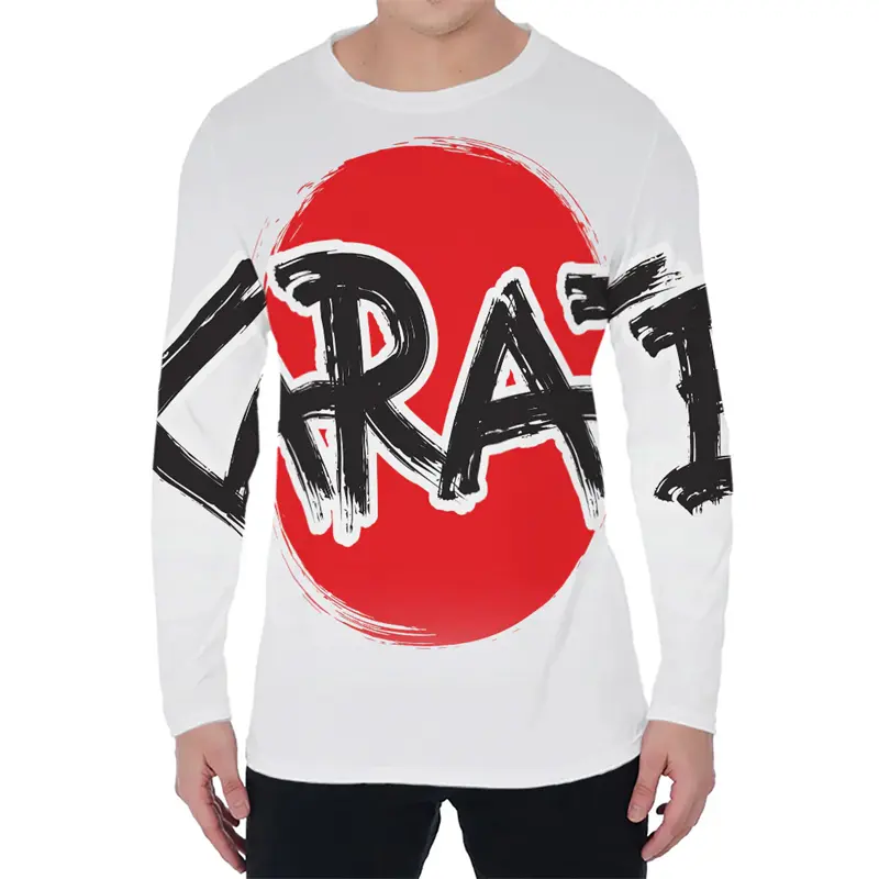 Fashion Karate Graphic T Shirts For Men Trend Casual O Neck Spring Autumn 3D Printed Long Sleeve T-shirts Loose Streetwear Tops