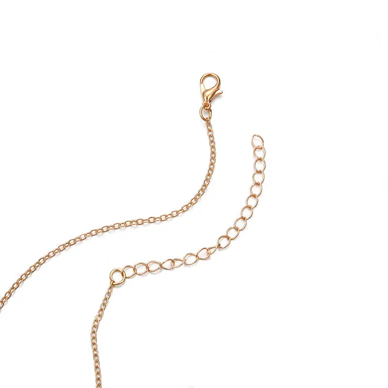 Romantic Moon Stars Pendant Women Clavicle Necklace Charming Temperament  Jewelry For Women Girlfriend Valentine's Day Gift