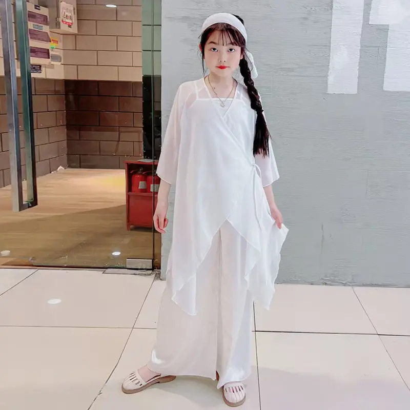 Children's classical dance costumes,Chinese dance performance costumes, girls' green snake dance, ethnic dance practice costumes