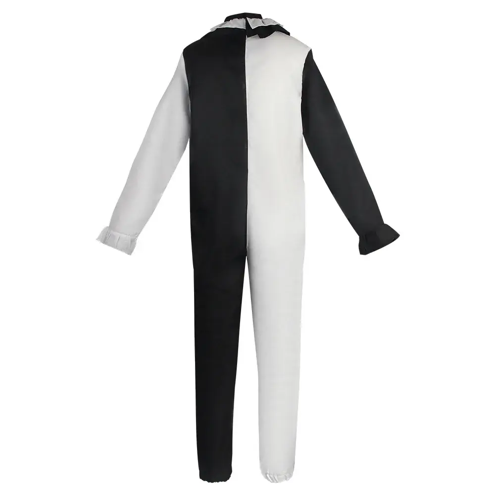 Men Women Terrifier 3 Cosplay Costume Horror Carnival Party Black White Killer Clowns Jumpsuit Dress Halloween Joker Roleplay