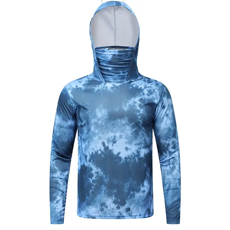 New Men's High Quality Outdoor Sports Running Sunscreen Jacket Fashionable Versatile Anti UV Men's Long Sleeve Printed Jacket