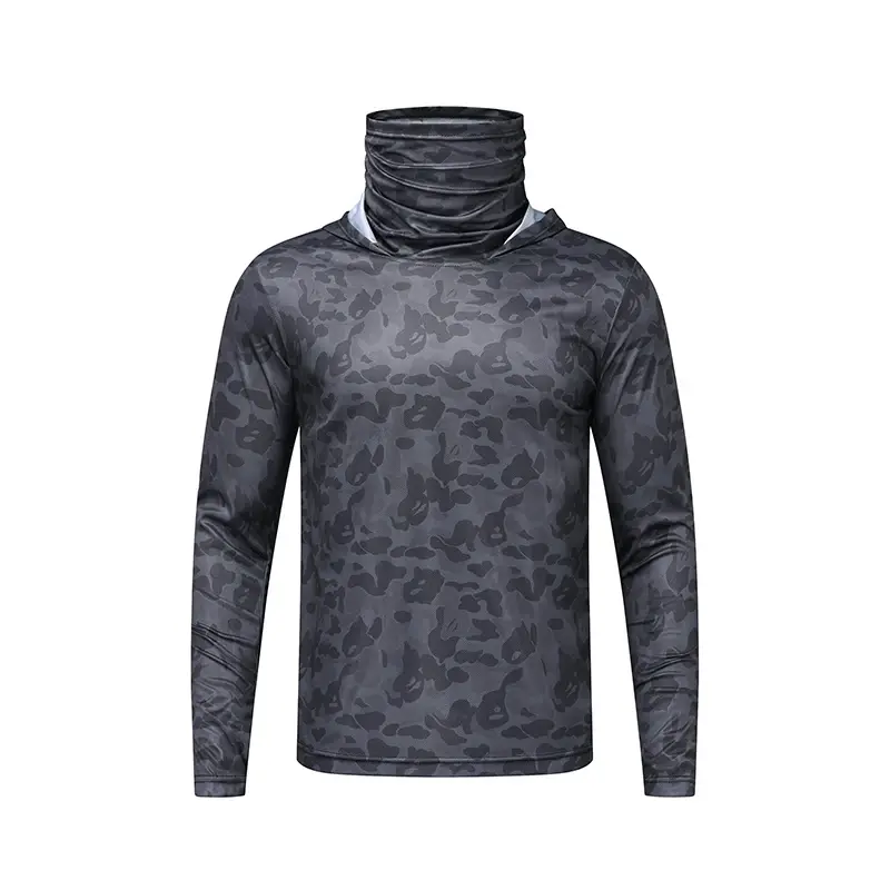 New Men's High Quality Outdoor Sports Running Sunscreen Jacket Fashionable Versatile Anti UV Men's Long Sleeve Printed Jacket