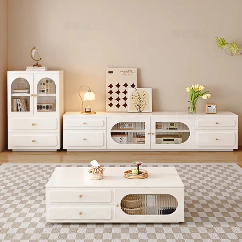 Solid Wood Modern Tv Stand Universal Design Storage Floor Nordic Tv Stand Living Room Meuble Television Salon Furniture Home
