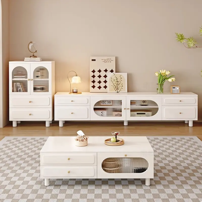 Solid Wood Modern Tv Stand Universal Design Storage Floor Nordic Tv Stand Living Room Meuble Television Salon Furniture Home