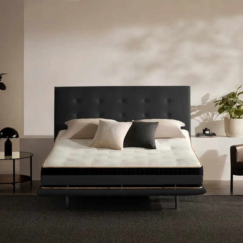 Electric Lift Up Double Bed Modern Luxury Design Multifunctional Adults Loft Bed Space Saving Letto Matrimoniale Home Furniture