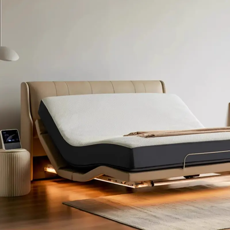 Electric Luxury Modern Double Bed Mattress Adults Design Multifunctional Smart Bed Space Saving Cama Matrimonial Home Furniture