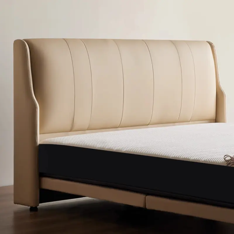 Electric Luxury Modern Double Bed Mattress Adults Design Multifunctional Smart Bed Space Saving Cama Matrimonial Home Furniture
