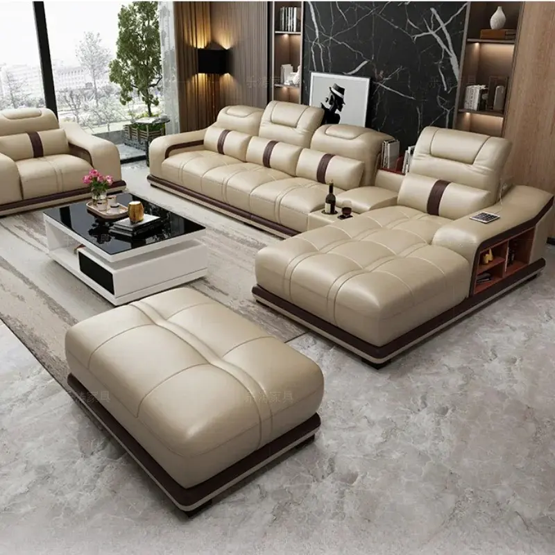 Luxury Nordic Modern Sofa Fancy Designer Relaxing Corner Sectional Couch Lounge Reclining Divani Da Soggiorno Home Furniture