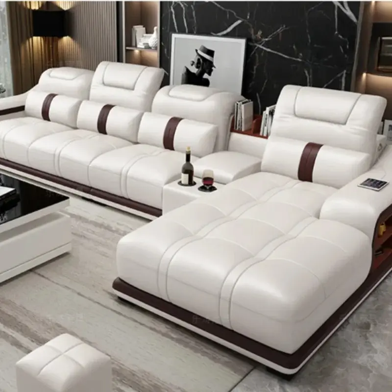 Luxury Nordic Modern Sofa Fancy Designer Relaxing Corner Sectional Couch Lounge Reclining Divani Da Soggiorno Home Furniture