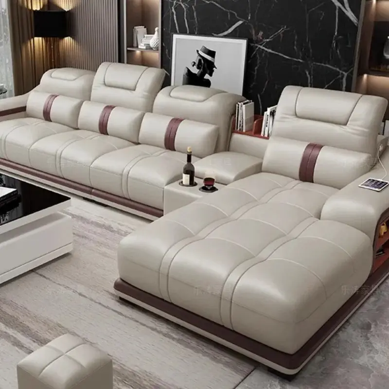 Luxury Nordic Modern Sofa Fancy Designer Relaxing Corner Sectional Couch Lounge Reclining Divani Da Soggiorno Home Furniture