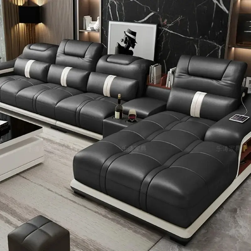 Luxury Nordic Modern Sofa Fancy Designer Relaxing Corner Sectional Couch Lounge Reclining Divani Da Soggiorno Home Furniture