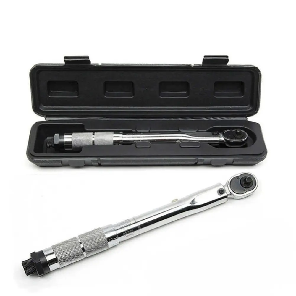 5-60N.m Torque Wrench 3/8 Inch Adjustable Torques Key Square Drive Adjustable Torque Spanner Precise Preset Car Repair Tool