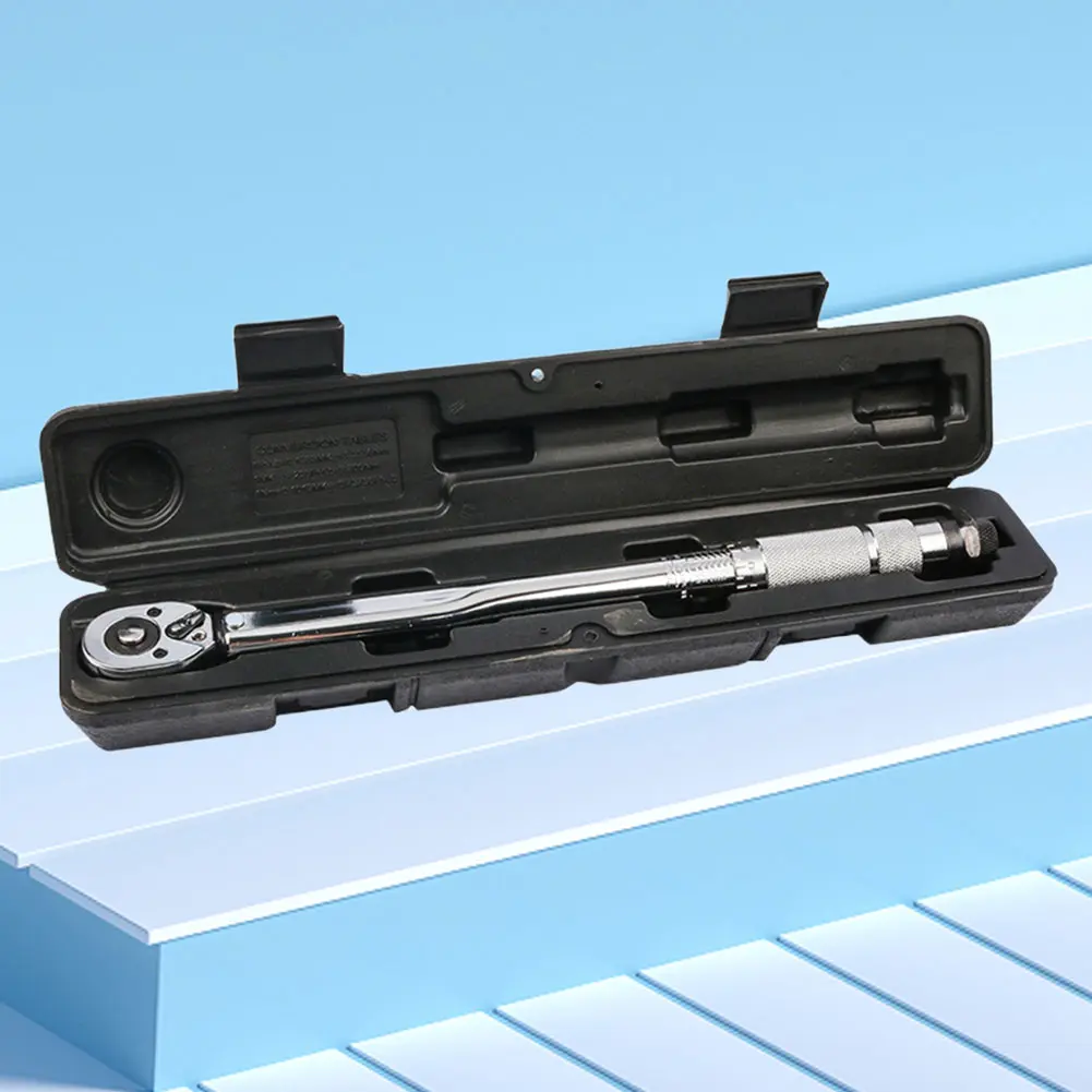 5-60N.m Torque Wrench 3/8 Inch Adjustable Torques Key Square Drive Adjustable Torque Spanner Precise Preset Car Repair Tool