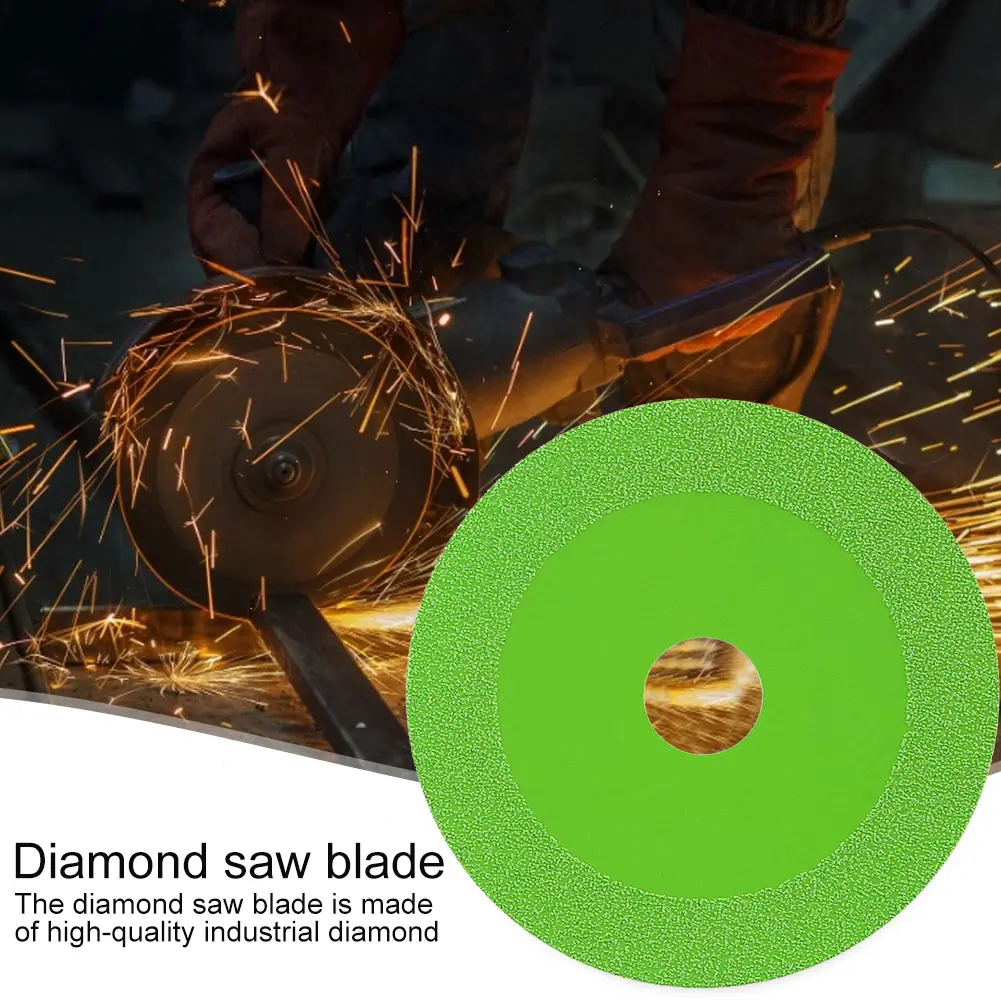 1-20PCS 100mm Glass Cutting Disc Diamond Marble Saw Blade Ceramic Tile Jade Polishing Cutting Tool Sharp Brazing Bottle Grinding