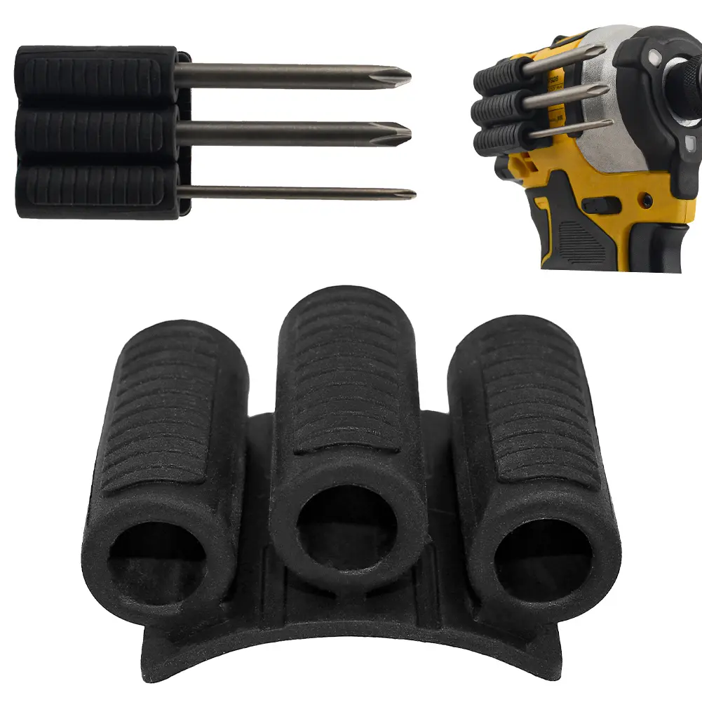 Bit Gripper Quick Change Bits Holders Mount Attachment Driver Bits Side Holder of Power Drill Or Driver for Most Drills Tool