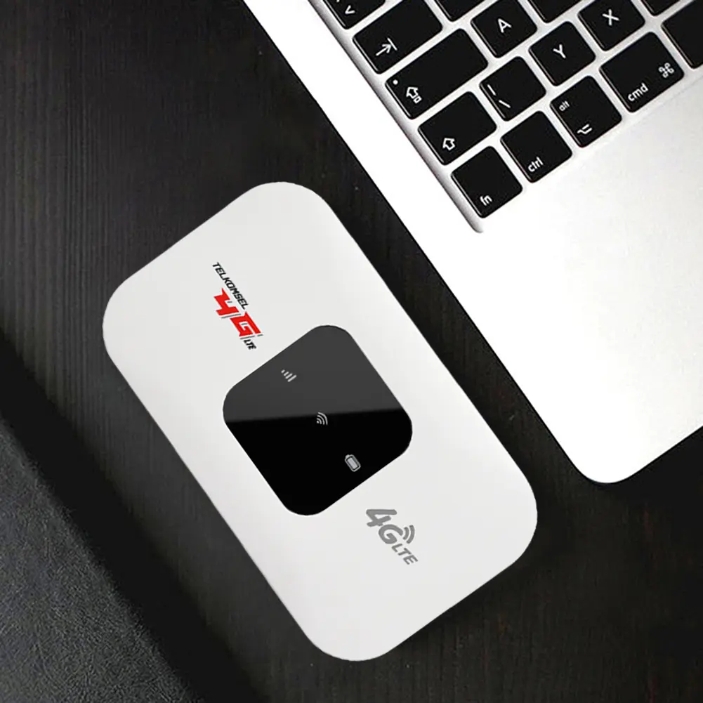 4G LTE Pocket Mobile Hotspot 2100mAh 150Mbps Portable WiFi Hotspot with SIM Card Slot Wireless Router for Home Office Car Travel