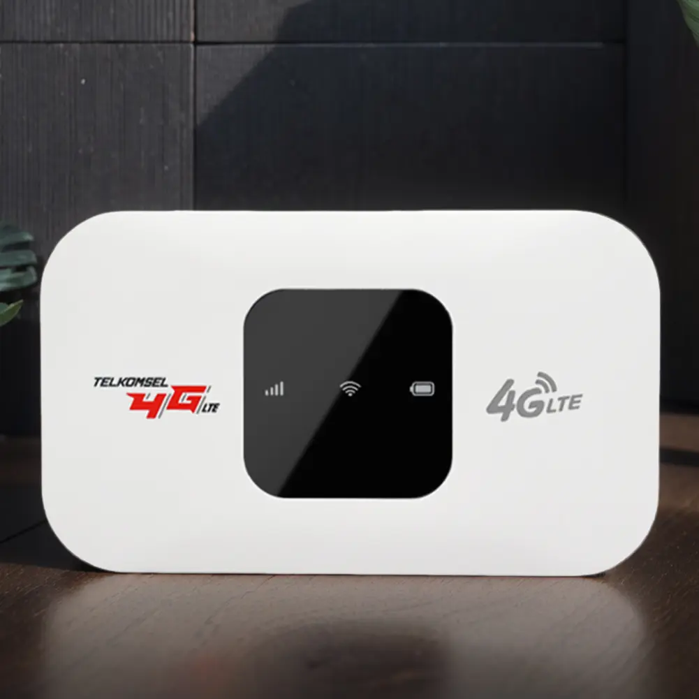 4G LTE Pocket Mobile Hotspot 2100mAh 150Mbps Portable WiFi Hotspot with SIM Card Slot Wireless Router for Home Office Car Travel