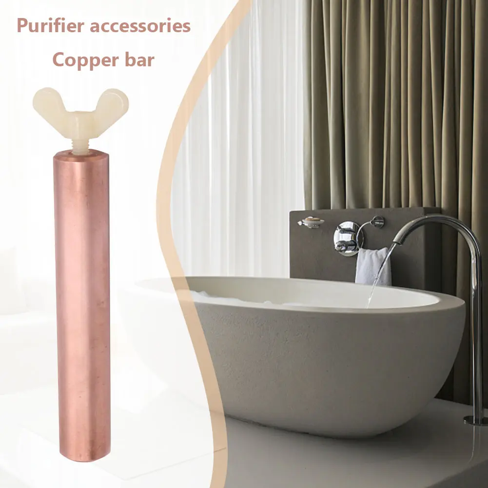 Copper Anode Water Purifier Parts Cleaner for Solar Pool Ionizer Water Purifier Cleaner Chlorine Free Parts