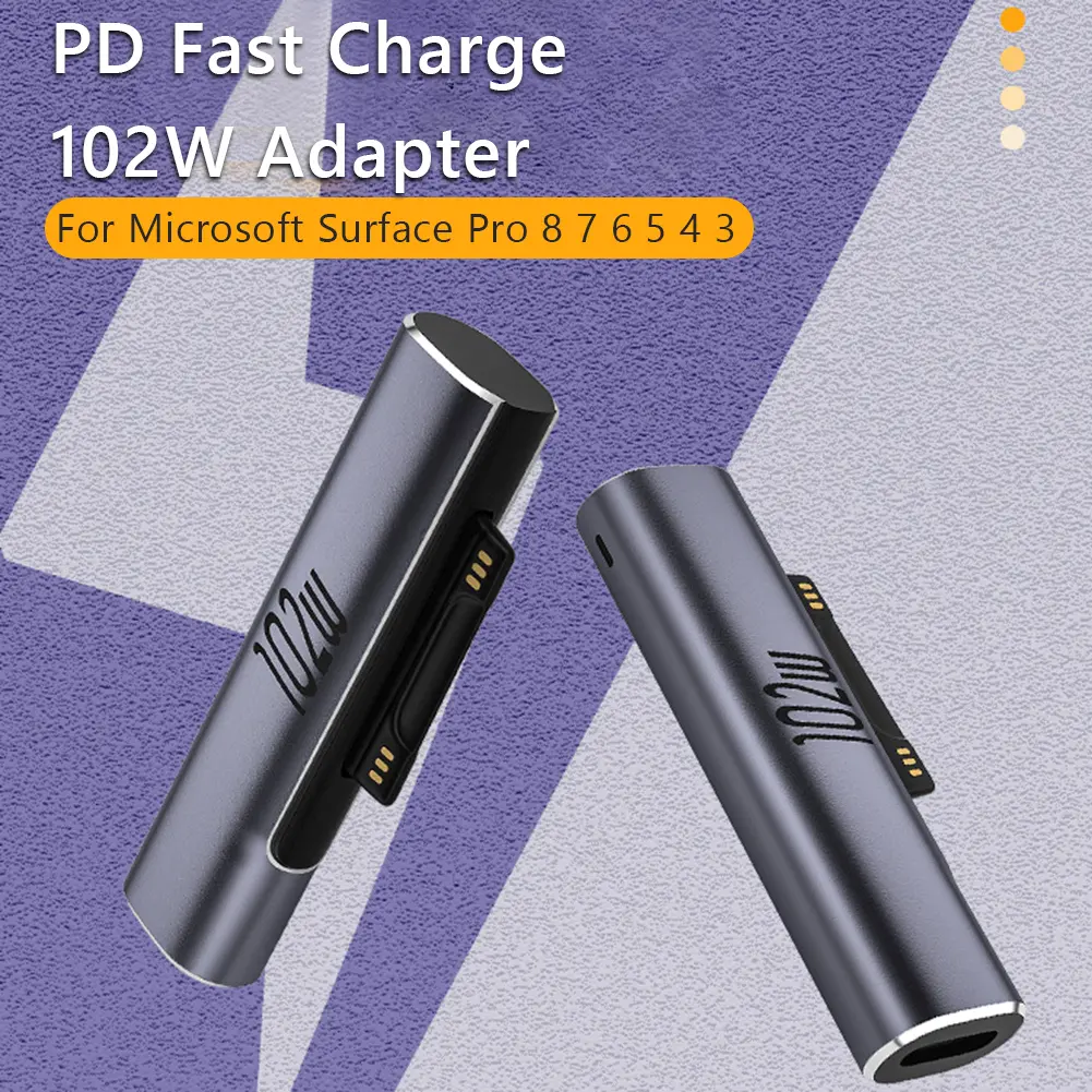 PD Adapter Tablet Magnetic Charging Converter Laptop Notebook Charger Plug Connector Computer Accessory