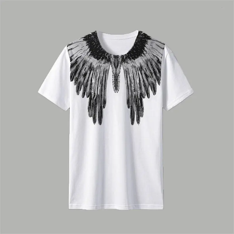 Trendy Wings Graphic T Shirts For Men Summer Fashion Hip Hop 3D Printed Streetwear T-shirts Cool Oversized Breathable Tees Tops