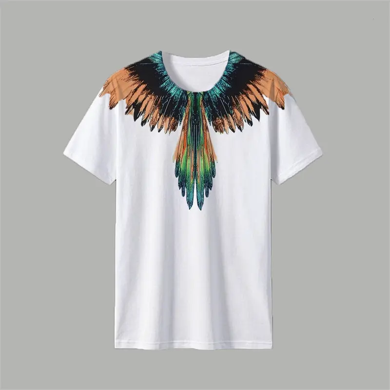 Trendy Wings Graphic T Shirts For Men Summer Fashion Hip Hop 3D Printed Streetwear T-shirts Cool Oversized Breathable Tees Tops