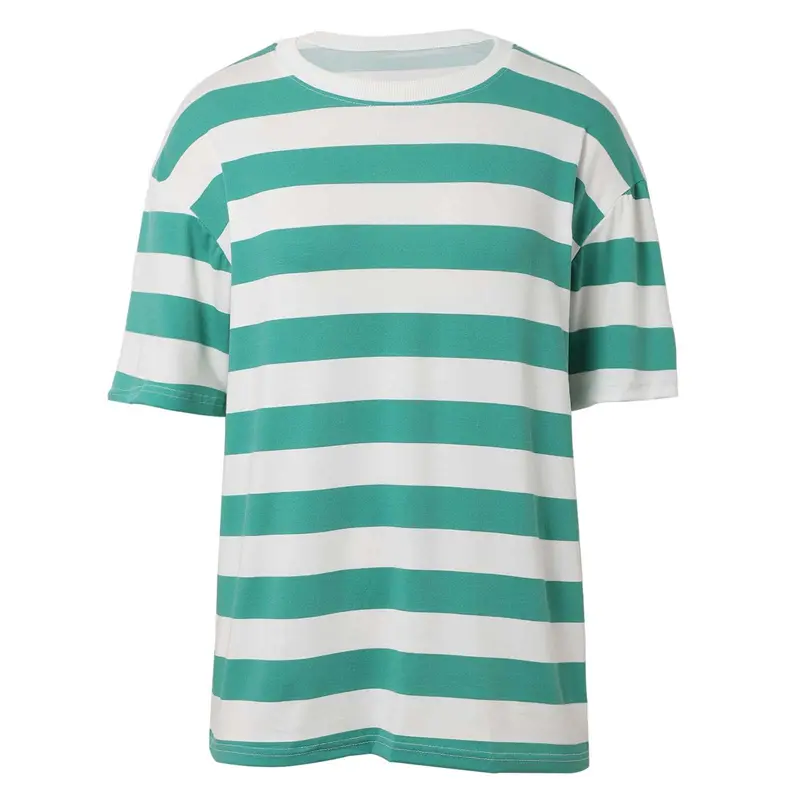Simple Striped Graphic T Shirts For Men Summer Casual Daily Wear 3D Printed T-shirts Loose Breathable Crew Neck Unisex Tees Tops