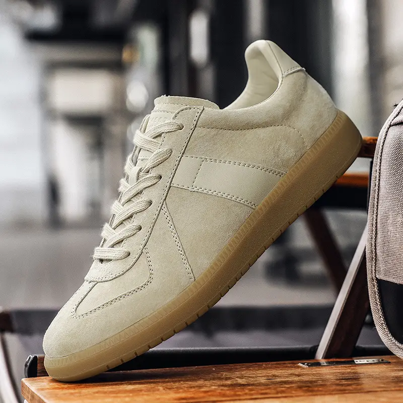 Suede Leather Casual Shoe Non-Slip Comfy Mens Sneakers Walking Designer Male Tenis Masculino Versatile Leisure Walk Man Footwear