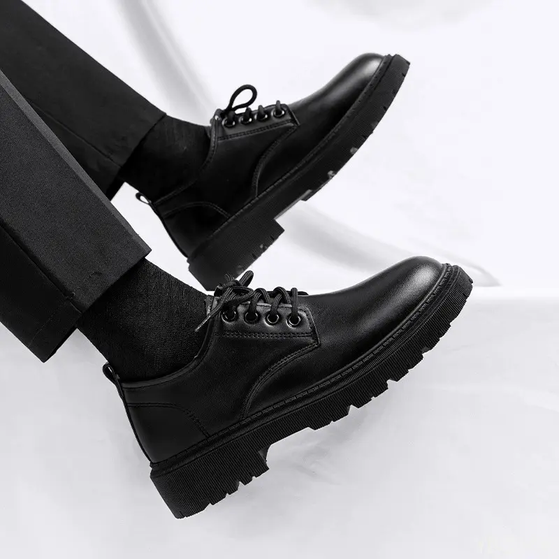 Men Business Shoes Spring Autumn New Formal Leather Shoes Casual Fashion Sports Shoes Social Elegance Trendy Flat Shoes Zapatos