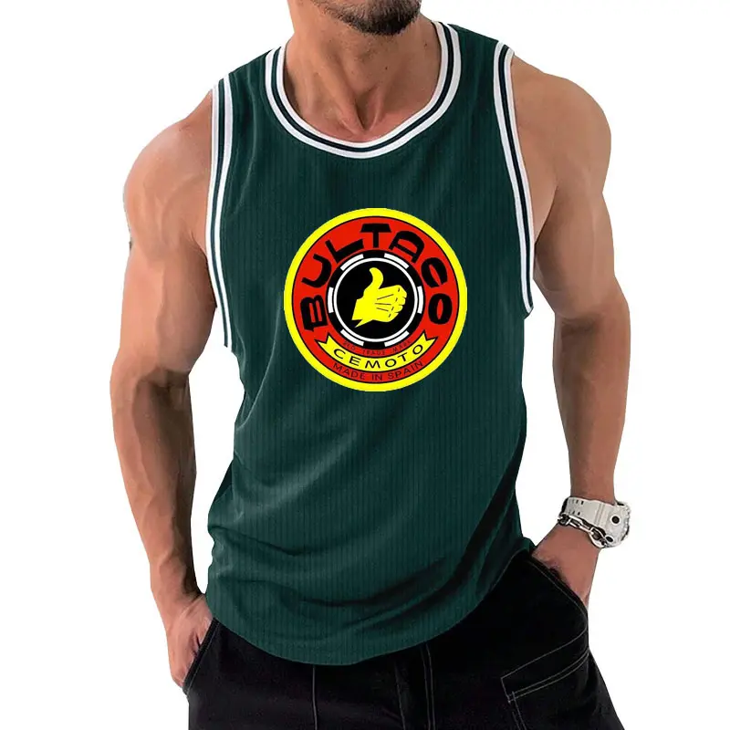 Fashion Motorcycle Riding Graphic Tank Tops For Men Summer Trendy Streetwear 3D Printed Vest Casual Oversized Sports Tees Tops
