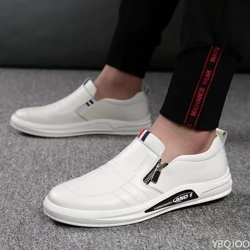 New autumn Men's leather shoes Trend Formal Business footwear Men casual non Slip Loafers Comfort male Sneakes Zapatos Hombre