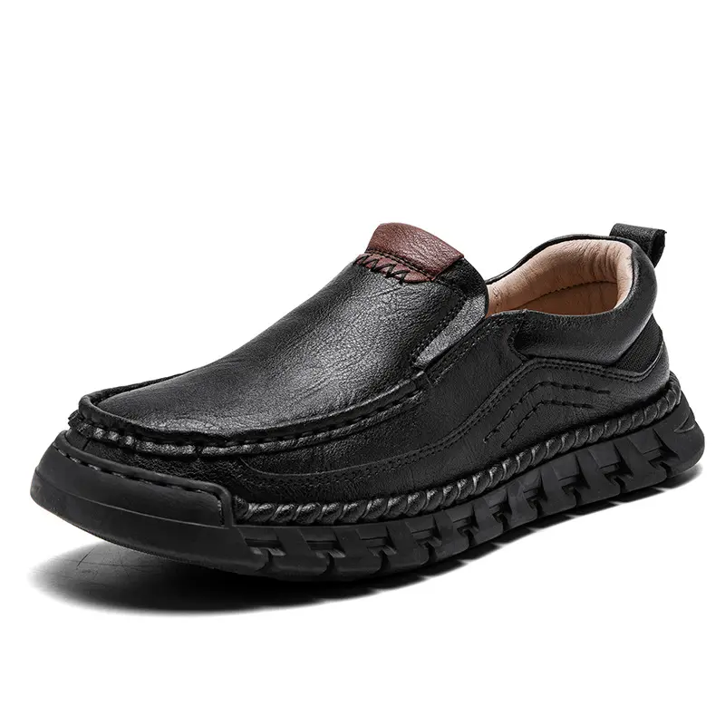 High Quality Loafer Casual Mens Comfortable Flats Genuine Leather Luxury Loafers Men Casual Shoes Designer Original Adulto Shoes