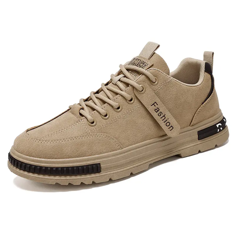 2025 New Men's Breathable Sneakers Trendy Lace-Up Casual Shoes Non-Slip Sole Comfortable Cushion Lightweight Design for Walking