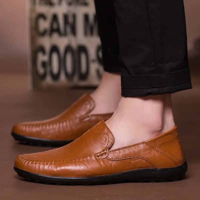 Shoes Men Breathable Lightweight Zapatos De Hombre Luxury Brand 2020 Mens Dress Shoes Fashion Style Platte Schoenen Plus Size