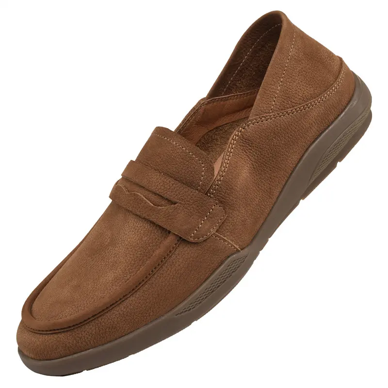 Genuine Leather Men Casual Shoes Social Suede Driving Shoes Luxury Brand Soft Men Loafers Moccasins Slip on Leisure Walking Shoe