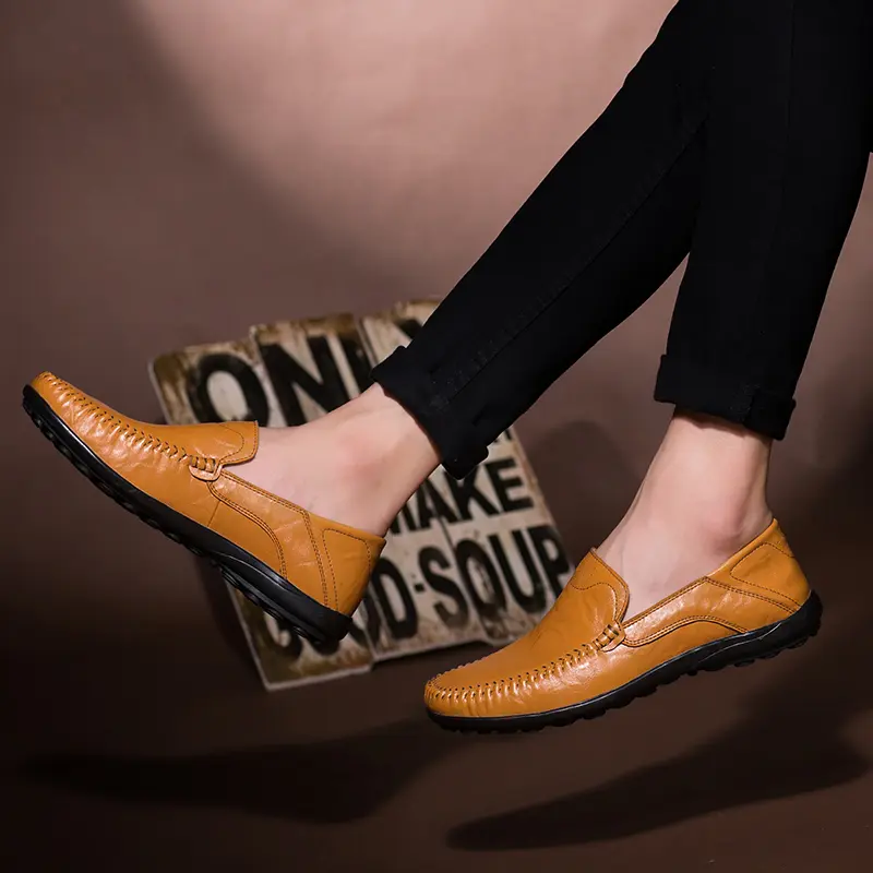Shoes Men Breathable Lightweight Zapatos De Hombre Luxury Brand 2020 Mens Dress Shoes Fashion Style Platte Schoenen Plus Size