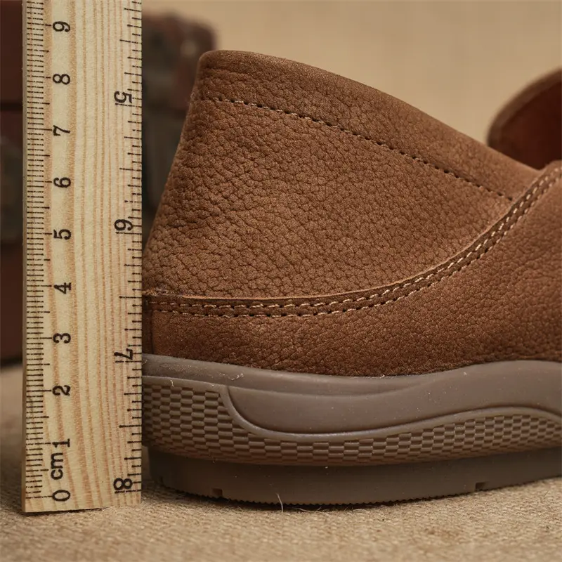 Genuine Leather Men Casual Shoes Social Suede Driving Shoes Luxury Brand Soft Men Loafers Moccasins Slip on Leisure Walking Shoe