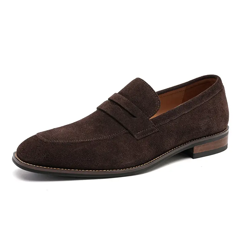 Men's Casual Shoes Cow Suede Genuine Leather Men Classic British Style Loafers Moccasins Mens Light Comfortable Driving Flats