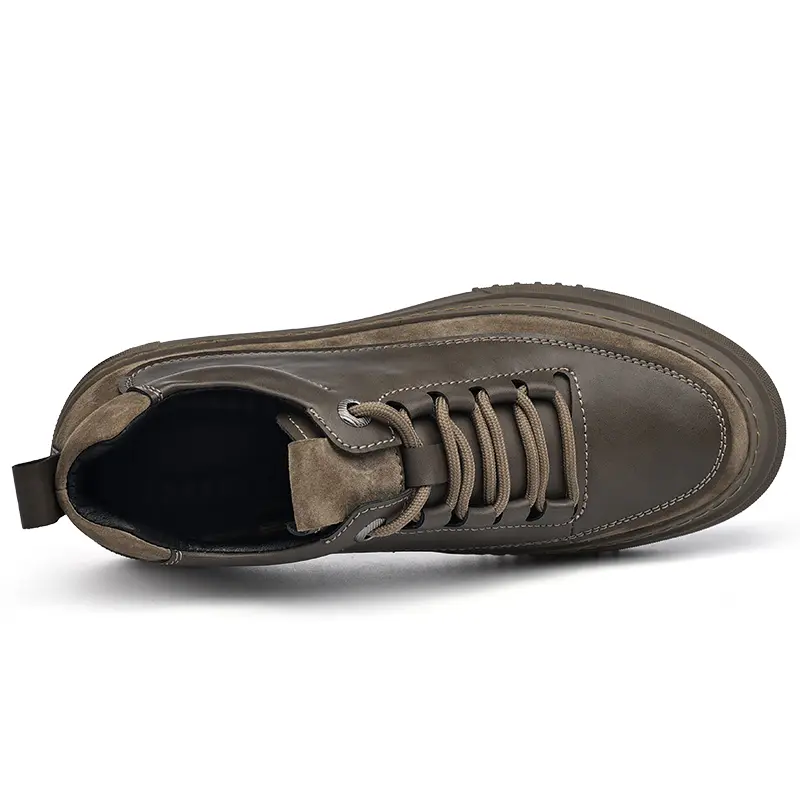 Men Casual Shoes Spring Fashion Men's Shoes Genuine Leather Outdoor Sneakers Classic Lace up Elegant Designer Shoes Masculina