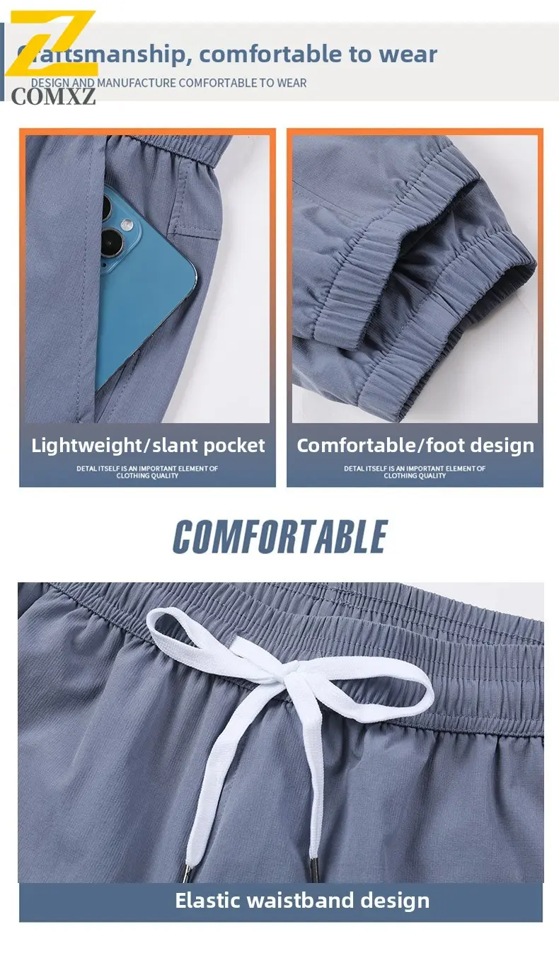 Big Size Men Casual Pants Spring and Autumn Thin Stretch Gym Fitness Harem Pants Elastic Waist Outdoor Running Cycling Men Pants