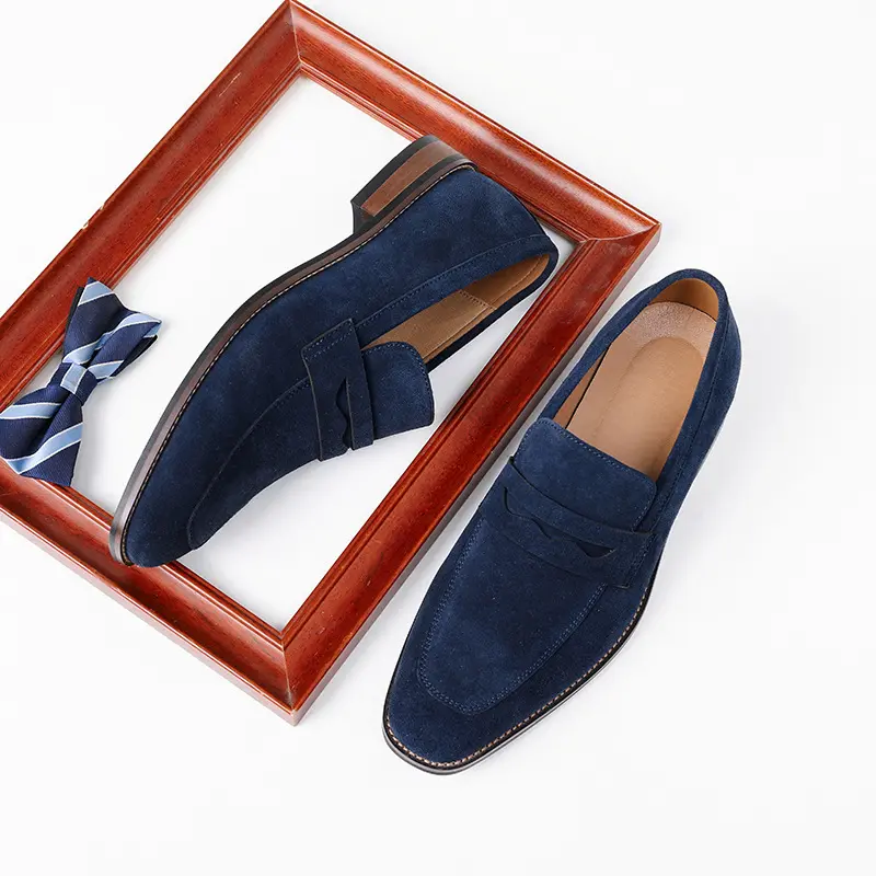 Men's Casual Shoes Cow Suede Genuine Leather Men Classic British Style Loafers Moccasins Mens Light Comfortable Driving Flats