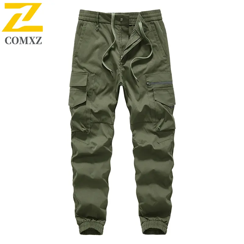Summer Men Casual Pant 2025 New Trend Versatile Skin Friendly Breathable Harun Pants Drawstring Multi Pocket Camping Hiking Pant